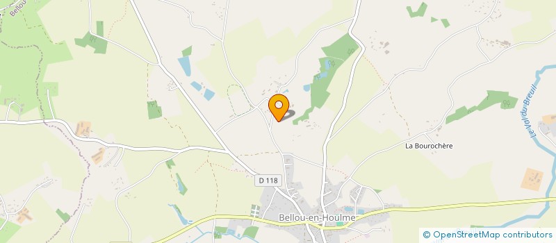 localisation de l'entreprise JDBH à BELLOU-EN-HOULME