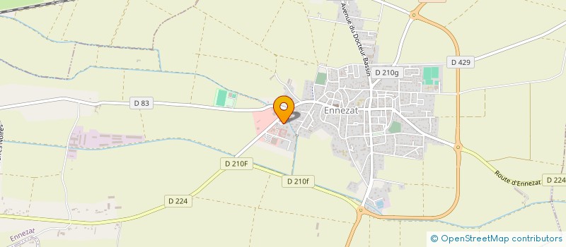localisation de l'entreprise JDC  ENNEZAT