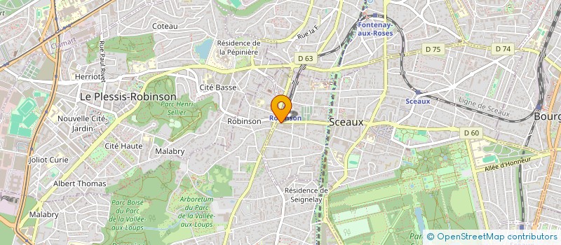 localisation de l'entreprise JDC à SCEAUX