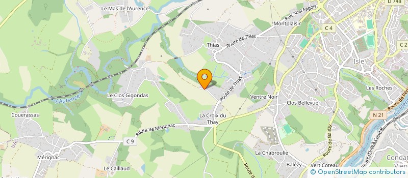 localisation de l'entreprise JDC à ISLE