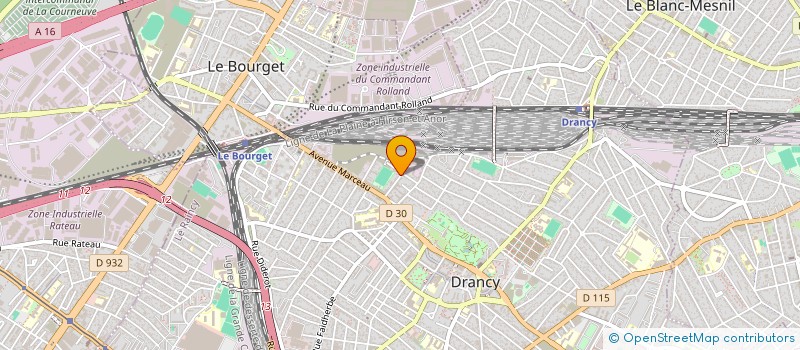 localisation de l'entreprise JDC à DRANCY