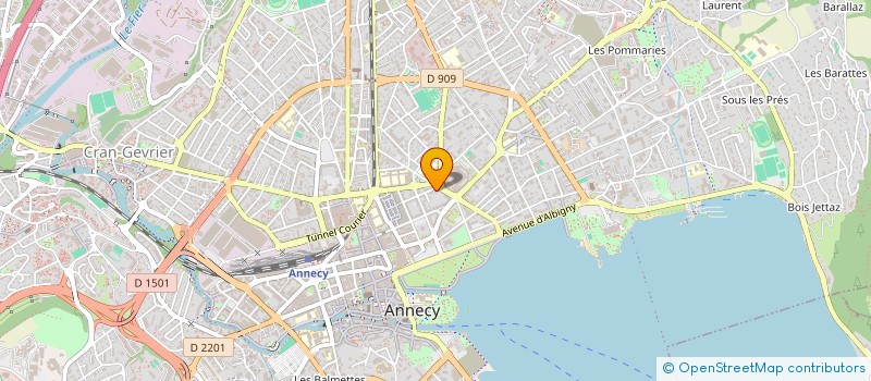 localisation de l'entreprise JDC  ANNECY