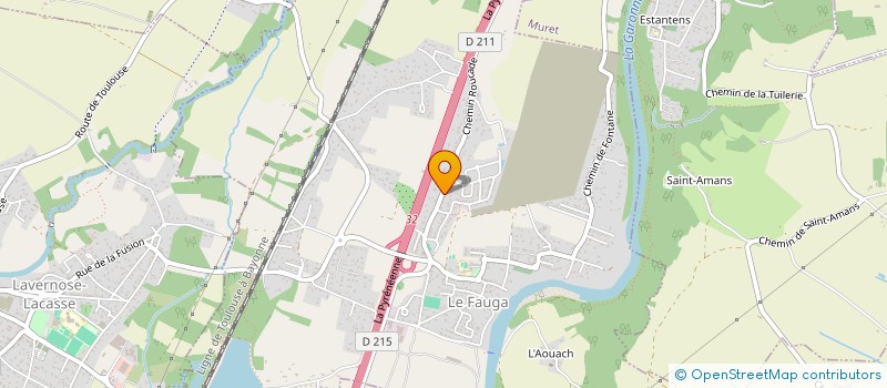 localisation de l'entreprise JDC  LE FAUGA