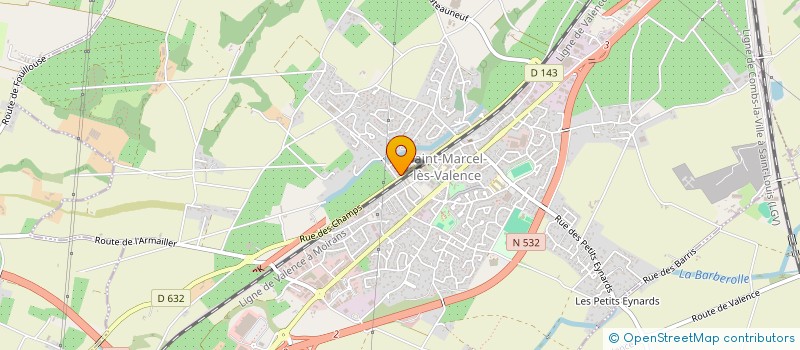 localisation de l'entreprise JDC BATIMENT à SAINT-MARCEL-LES-VALENCE