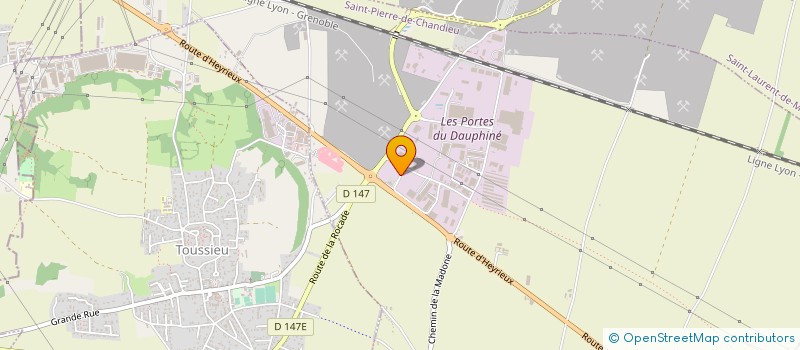localisation de l'entreprise JDC ETANCHEITE à SAINT-PIERRE-DE-CHANDIEU