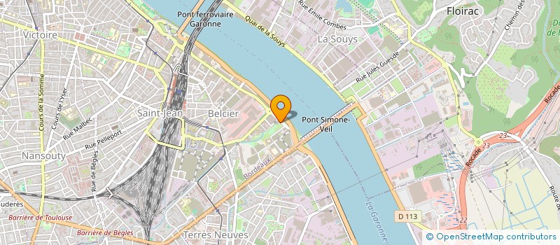 localisation de l'entreprise JDC PRIMEURS à BORDEAUX