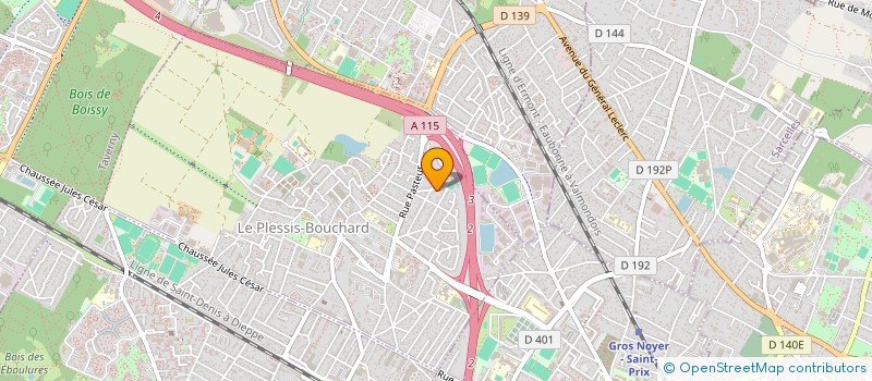 localisation de l'entreprise JDC SA à LE PLESSIS-BOUCHARD