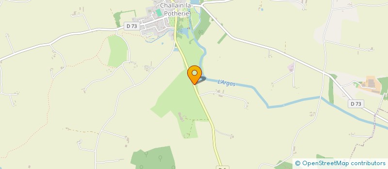 localisation de l'entreprise JDC TOURISME  CHALLAIN-LA-POTHERIE