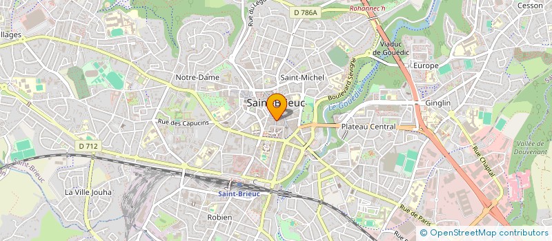 localisation de l'entreprise JDCB à SAINT-BRIEUC
