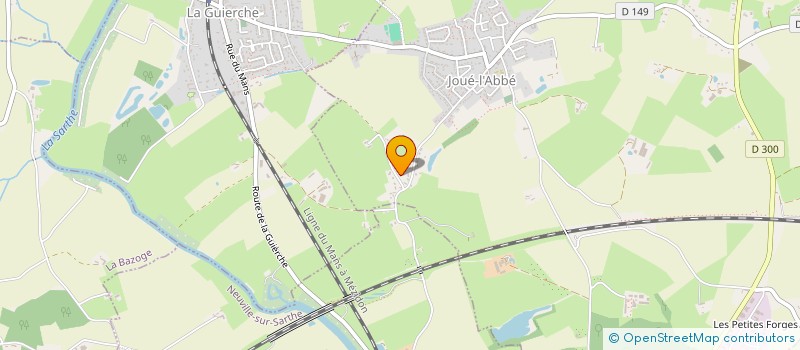 localisation de l'entreprise JDCI  JOUE-L'ABBE