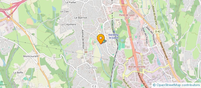 localisation de l'entreprise JDCL VIANEY  DARDILLY