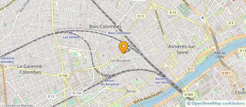 localisation de l'entreprise JDCONSULTANT à ASNIERES-SUR-SEINE