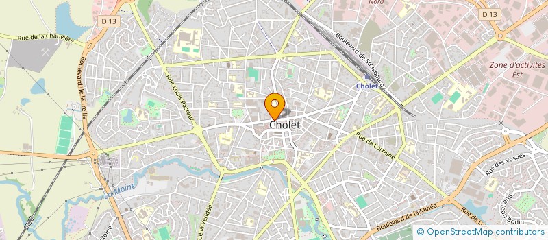 localisation de l'entreprise JDCP à CHOLET