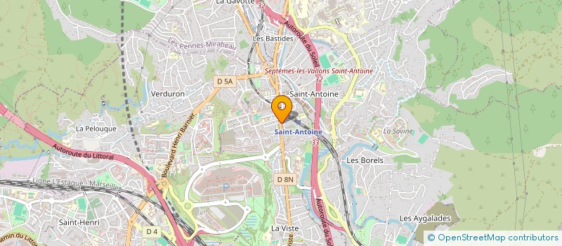 localisation de l'entreprise JDCS à MARSEILLE