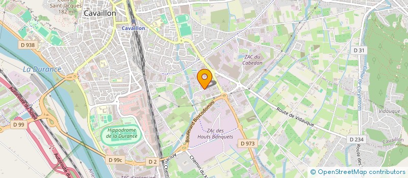 localisation de l'entreprise JDD  CAVAILLON