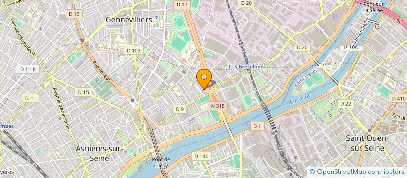 localisation de l'entreprise JDD à GENNEVILLIERS