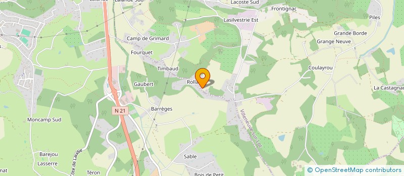 localisation de l'entreprise JDD IMMO  VILLENEUVE SUR LOT