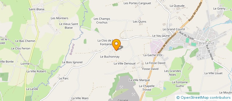 localisation de l'entreprise JDDCR  BREHAND