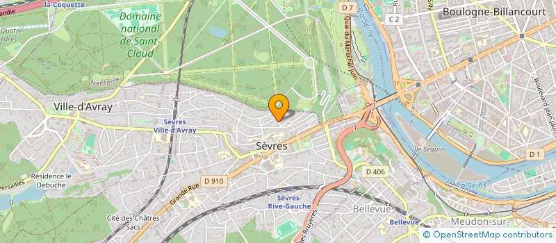 localisation de l'entreprise JDDM à SEVRES