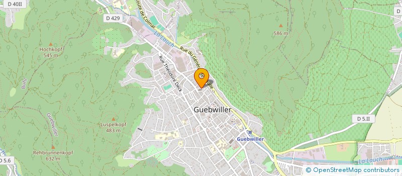 localisation de l'entreprise JDDS SARL  GUEBWILLER