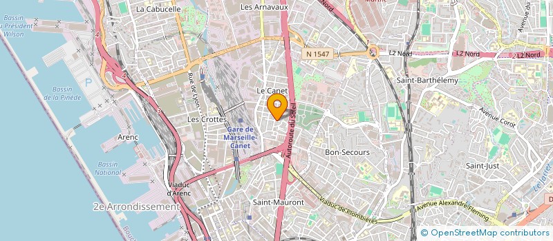 localisation de l'entreprise JDE à MARSEILLE