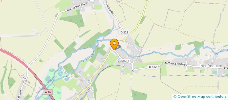 localisation de l'entreprise JDE  CAOURS