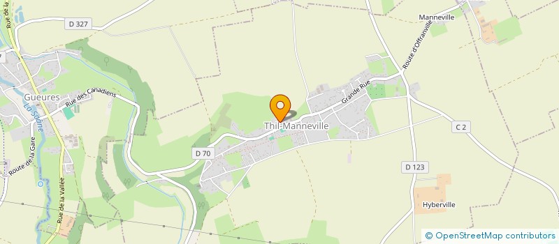 localisation de l'entreprise JDE  THIL-MANNEVILLE