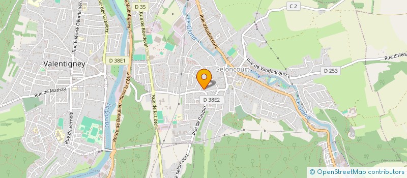 localisation de l'entreprise JDE FRANCE  SELONCOURT