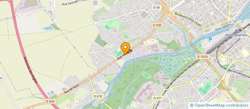 localisation de l'entreprise JDE RENOVATION à SAINT QUENTIN