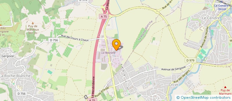 localisation de l'entreprise JDEC  LA ROCHE-BLANCHE