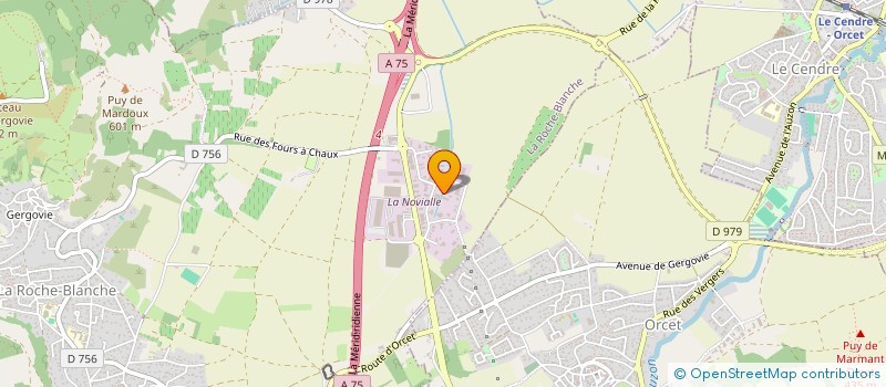 localisation de l'entreprise JDEC GESTION ET PATRIMOINE  LA ROCHE-BLANCHE