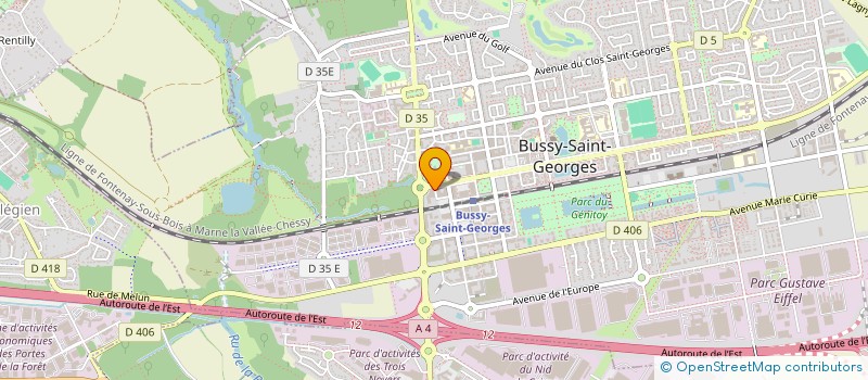localisation de l'entreprise JDEF CONSEILS à BUSSY-SAINT-GEORGES
