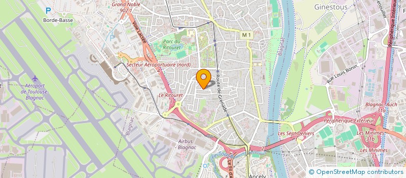 localisation de l'entreprise JDELTA  ART CREATION  BLAGNAC