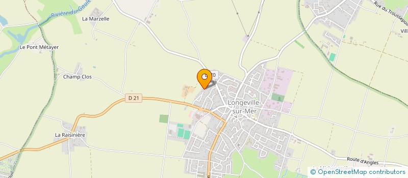 localisation de l'entreprise JDEMSA  LONGEVILLE-SUR-MER