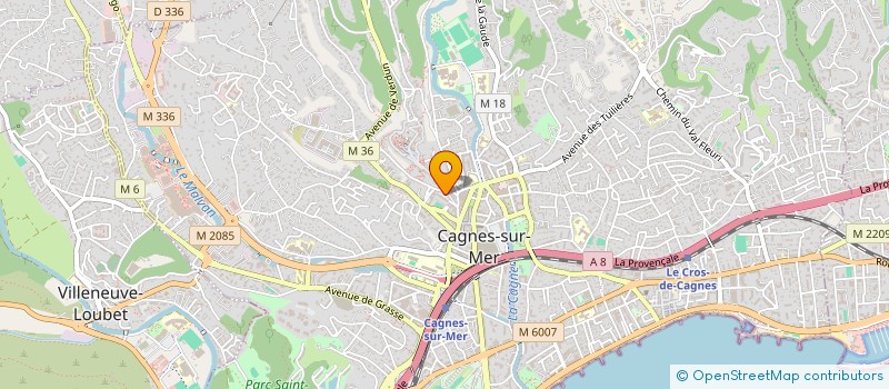 localisation de l'entreprise JDEN GROUP  CAGNES-SUR-MER