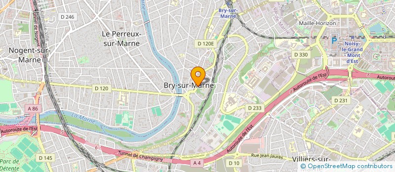 localisation de l'entreprise JDESUPPORT  BRY-SUR-MARNE