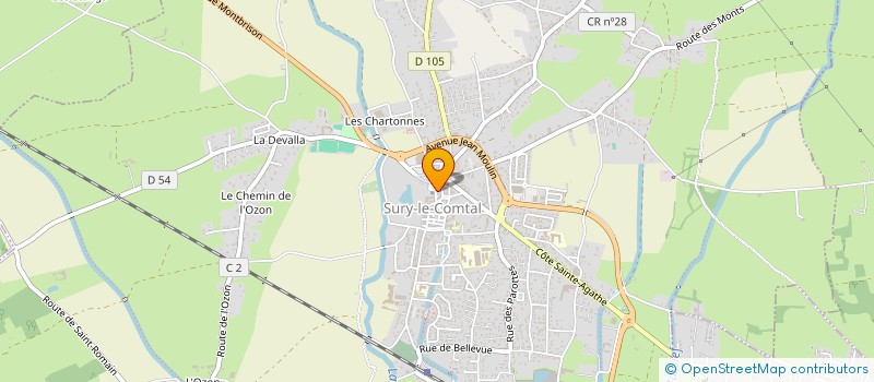 localisation de l'entreprise JDEVIM  SURY-LE-COMTAL