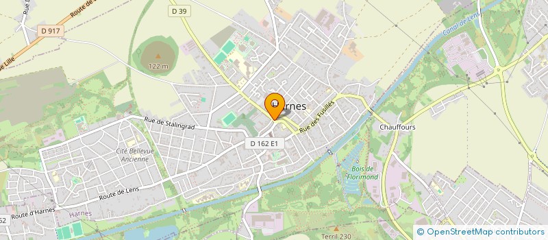 localisation de l'entreprise JDF CONCEPT à HARNES