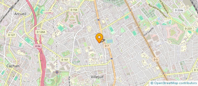 localisation de l'entreprise JDF INVESTISSEMENT IMMOBILIER à VILLEJUIF