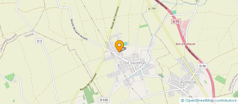 localisation de l'entreprise JDF LONJONI  LA SAUVETAT