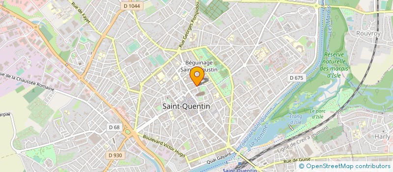 localisation de l'entreprise JDF MUSIC  SAINT-QUENTIN