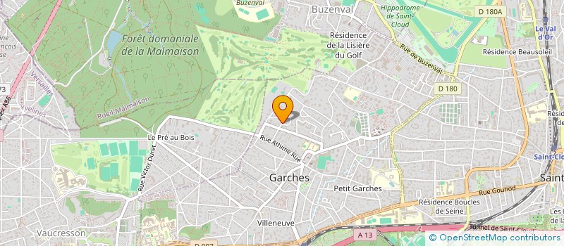 localisation de l'entreprise JDFI ORGANISATION à GARCHES