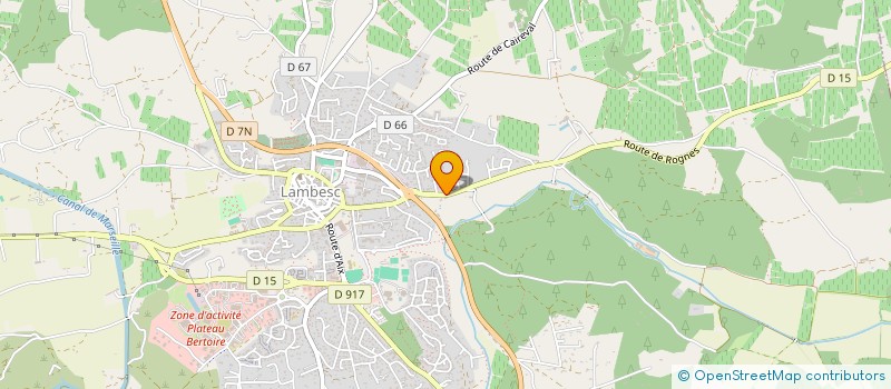 localisation de l'entreprise JDFO  LAMBESC