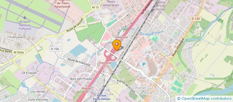 localisation de l'entreprise JDFUSION à PORTET-SUR-GARONNE