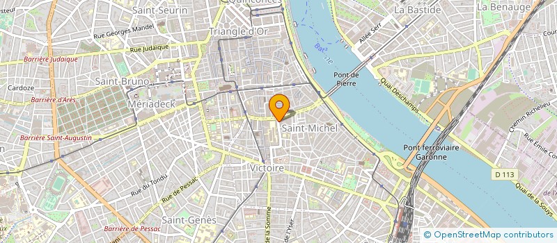 localisation de l'entreprise JDG à BORDEAUX