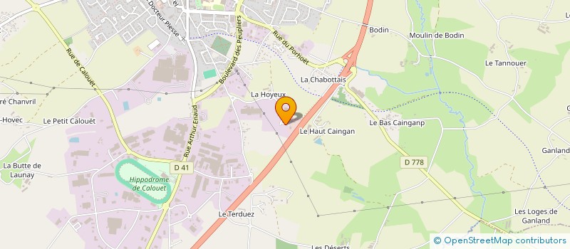 localisation de l'entreprise JDG à LOUDEAC