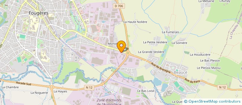 localisation de l'entreprise JDG HOLDING  BEAUCE