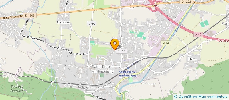 localisation de l'entreprise JDG MAITRISE D'UVRE  SAINT-PIERRE-EN-FAUCIGNY