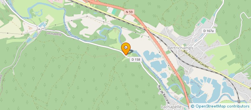 localisation de l'entreprise JDG TRANSPORTS  LACHAPELLE