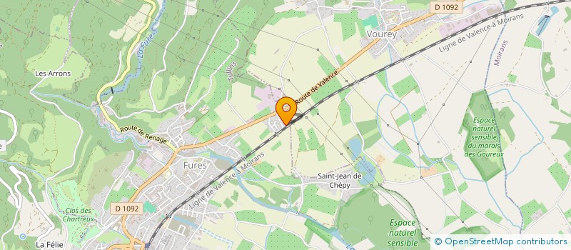 localisation de l'entreprise JDGL INVEST  TULLINS